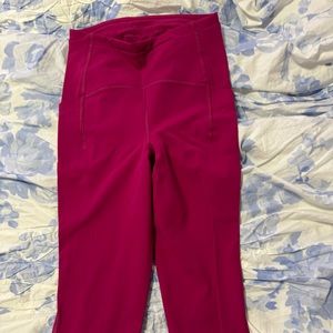 pink lulu leggings